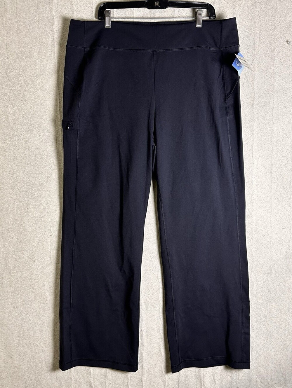 Duluth Black Relaxed Leg Leggings Hike Camp Cabin Gym Xlx31 Plus Size Active NWT